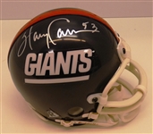 Harry Carson Autographed Giants Mini Helmet