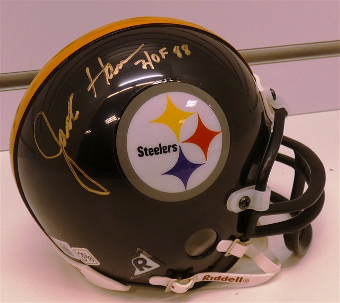 Jack Ham Autographed Steelers Mini Helmet