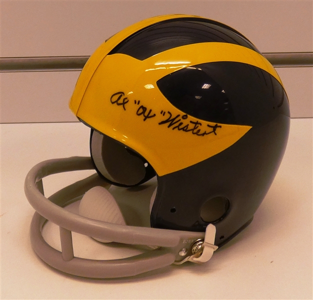 Al Wistert Autographed Michigan Mini Helmet