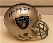 Mike Haynes Autographed Raiders Mini Helmet