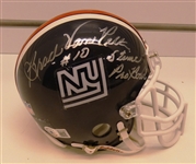 Brad Van Pelt Autographed Giants Mini Helmet