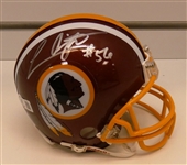 Lavar Arrington Autographed Redskins Mini Helmet