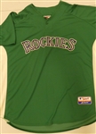 Colorado Rockies XXL St. Patrick's Day Jersey