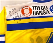 Nicklas Lidstrom Autographed Sweden Jersey