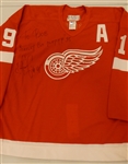 Sergei Fedorov Autographed Red Wings Jersey