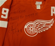 Sergei Fedorov Autographed Red Wings Jersey