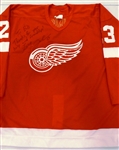 Greg Johnson Autographed Red Wings Jersey