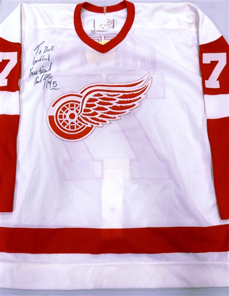 Paul Coffey Autographed Red Wings Jersey