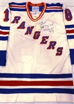 Mike Hartman Autographed Rangers Jersey