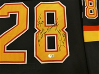 Joe Kocur Autographed Canucks Jersey