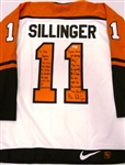 Mike Sillinger Autographed Used? Flyers Jersey