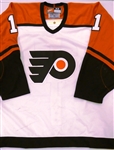 Mike Sillinger Autographed Used? Flyers Jersey