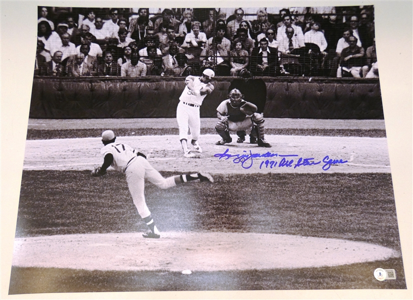 Reggie Jackson Autographed 16x20 1971 All Star Game