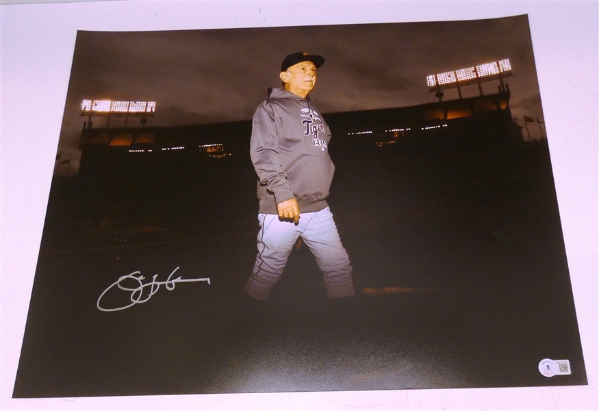 Jim Leyland Autographed 16x20
