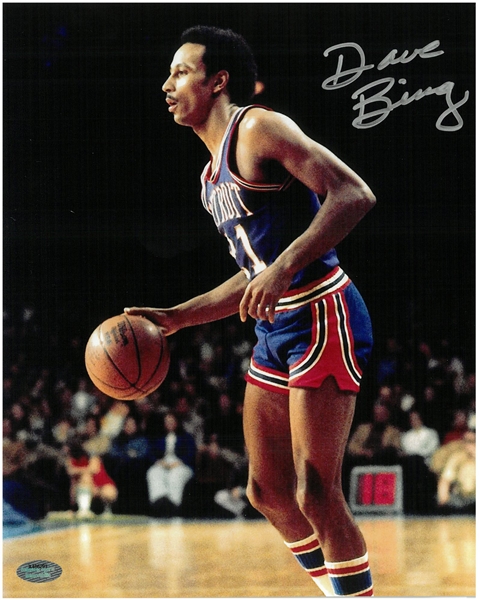 Dave Bing Autographed 8x10