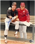 Steve Garvey & Pete Rose Autographed 8x10