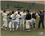 1984 Detroit Tigers 8x10 Signed by 7