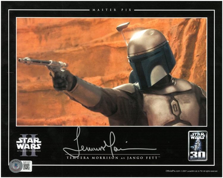 Temuera Morrison Autographed 8x10