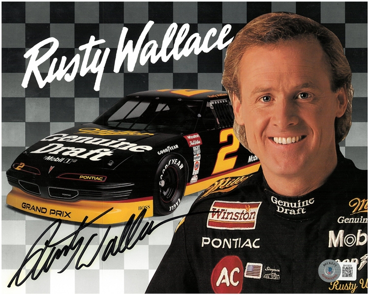 Rusty Wallace Autographed 8x10