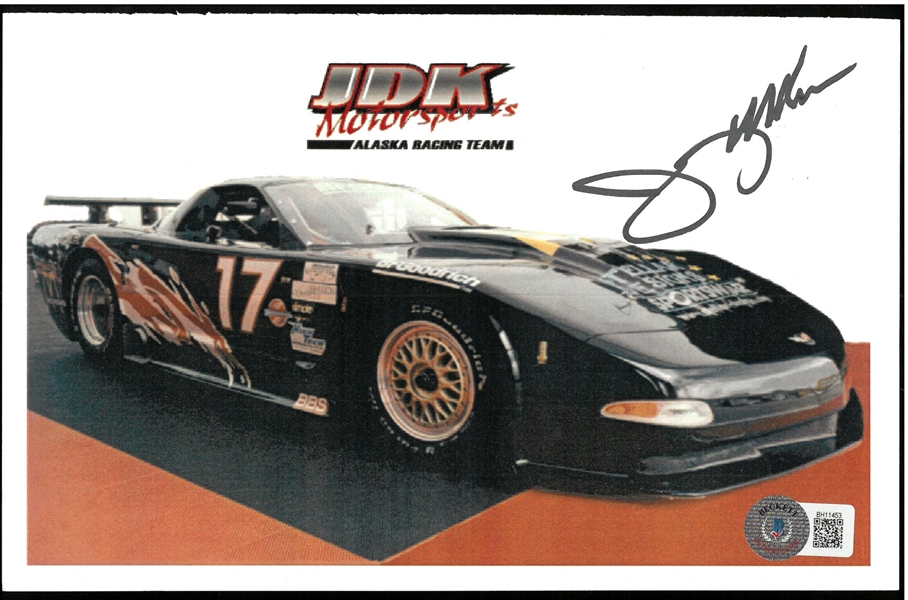 Jerry Kinn Autographed 8x5