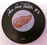 Jean-Guy Talbot Autographed Red Wings Puck