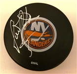 Denis Potvin Autographed Islanders Puck