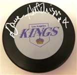 Dave Hutchison Autographed Kings Puck