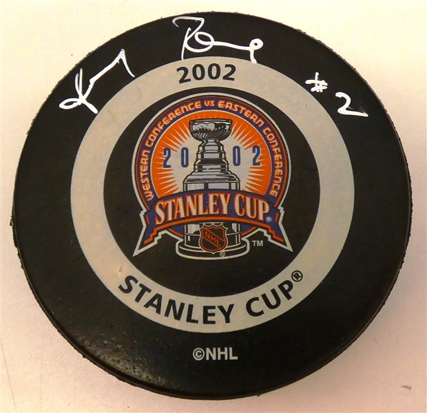 Jiri Fischer Autographed 2002 Cup Puck