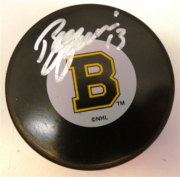 Bill Guerin Autographed Bruins Puck
