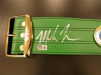 Mike Tyson Autographed Championship Belt Replica