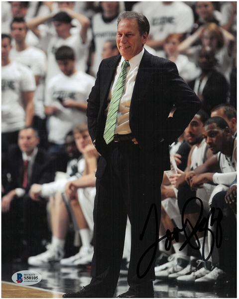 Tom Izzo Autographed 8x10 Photo