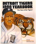 1986 Detroit Tigers Yearbook - (47 Autographs!)