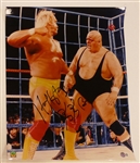Hulk Hogan & King Kong Bundy Autographed 16x20