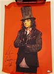 Alice Cooper Autographed 19x29 Canvas