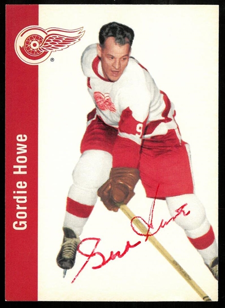 Gordie Howe Autographed Card