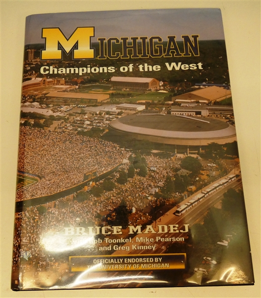 Michigan Football Book w/ 30+ Autographs