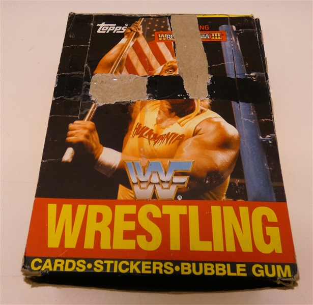 1987 Topps WWF Wrestlemania 3 Complete Wax Box