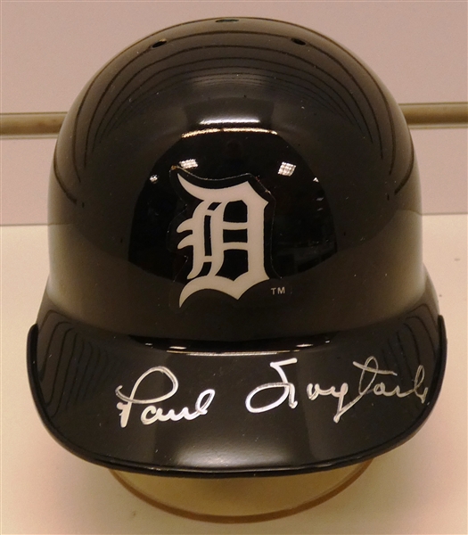 Paul Foytack Autographed Tigers Mini Helmet