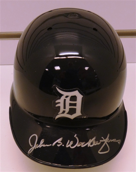 Johnny Wockenfuss Autographed Tigers Mini Helmet