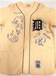 1968 Detroit Tigers Team Signed Jersey w/ Inscriptions (26 autos)
