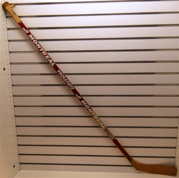 Nicklas Lidstrom Game Used Rookie Era Montreal Stick