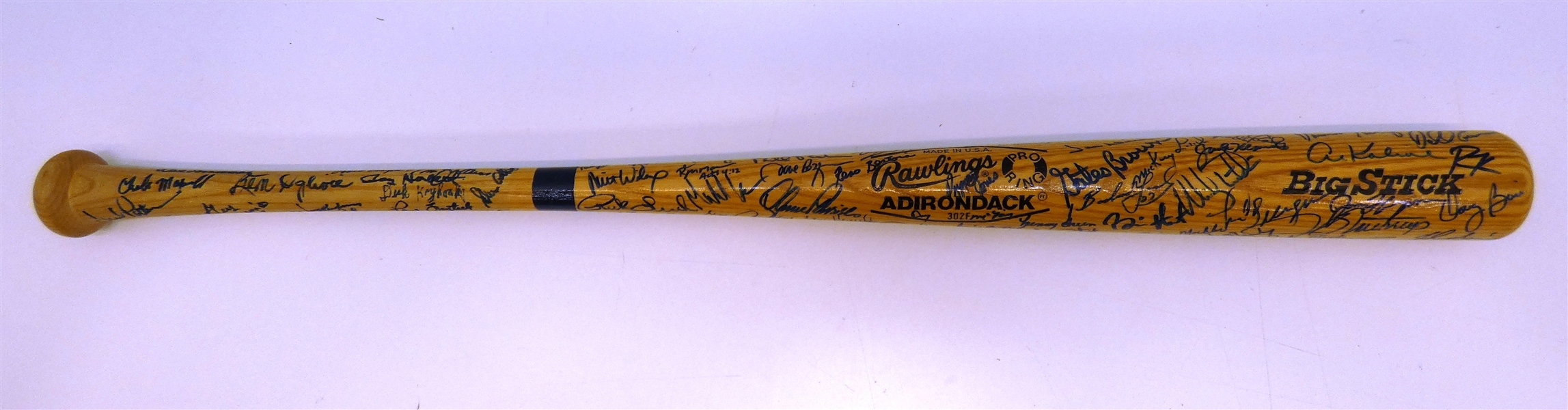 95 Autos! Detroit Tigers Incredible Multi Signed Bat