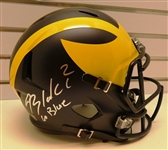 Blake Corum Autographed Michigan Full Size Replica Helmet