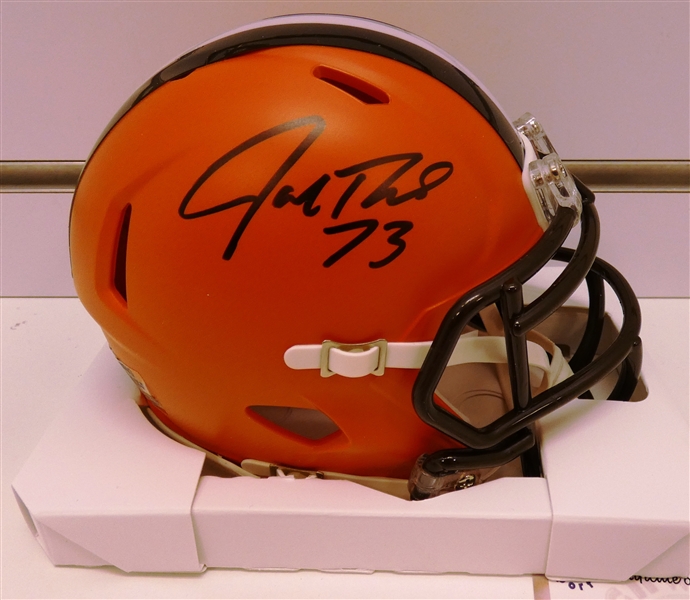 Lot Detail - Joe Thomas Autographed Browns Mini Helmet