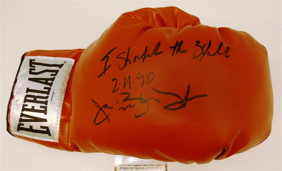 James Buster Douglas Autographed Boxing Glove