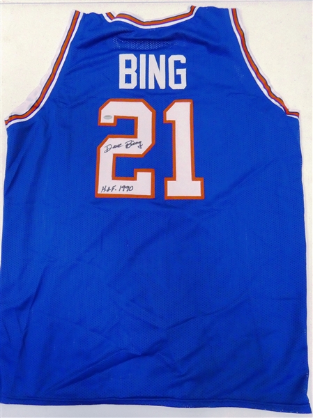 Dave Bing Autographed Custom Jersey