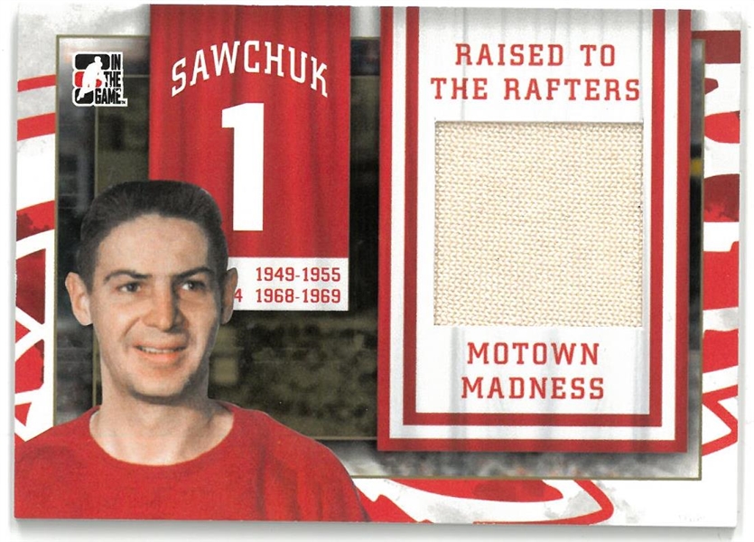 Terry Sawchuk Motown Madness Jersey Card