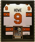 Gordie Howe Autographed 1980 All Star Jersey Framed (Pick up only)