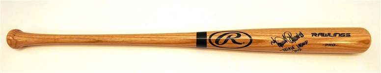 Miguel Cabrera Autographed Bat w/ Triple Crown