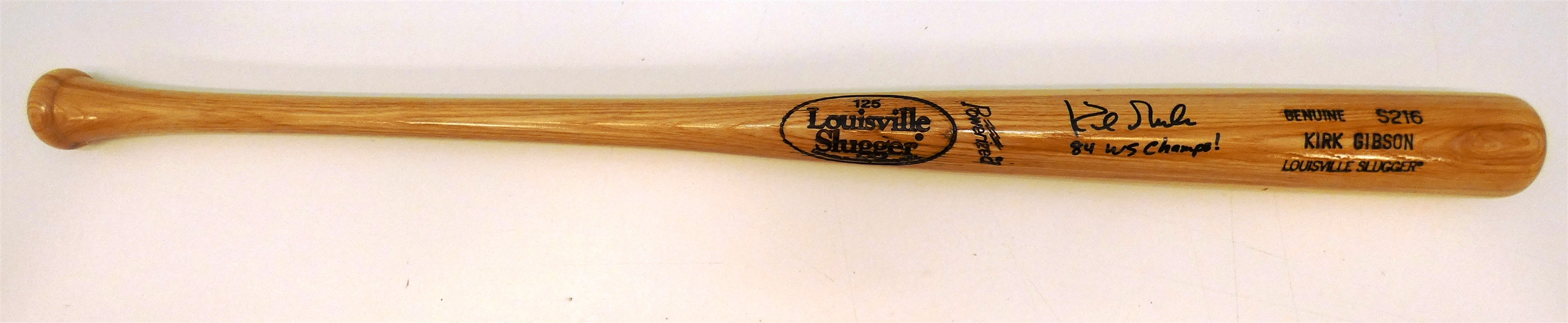 Kirk Gibson Autographed Louisville Slugger Game Model Bat